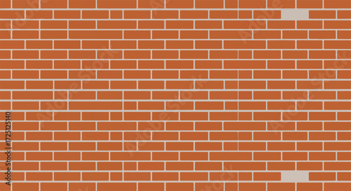 Brick wall backdrop shows classic brick wall pattern with clean look. Brick wall is timeless and offers a solid, traditional design element, brick wall is used in countless projects.