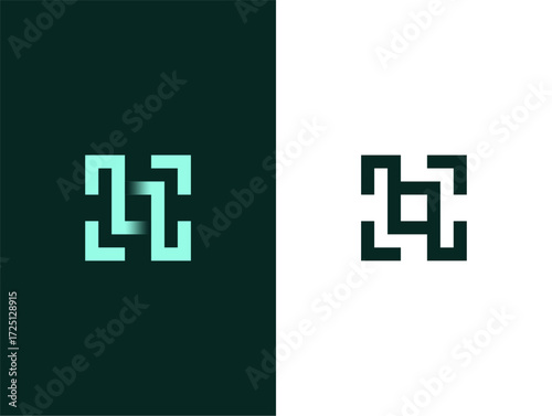 dynamic logo expertly combines the letter H with an upward-pointing arrow. The geometric design symbolizes growth, progress, and forward momentum, ideal for finance, consulting, or tech firms