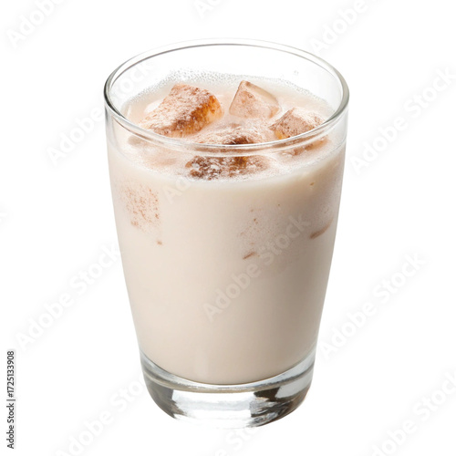 Horchata Mexican realistic isolated on transparent background  

