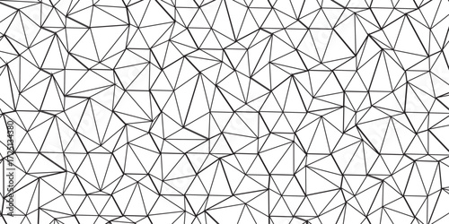Abstract of simple gray line triangle pattern geometric background. Seamless geometric polygonal repeatable pattern swatch background, Trendy design vector background for web backdrop orpaper print.	
