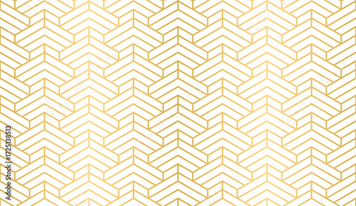 Seamless geometric gold luxury ornament based on traditional arabic art, Great design for fabric, textile, cover, wrapping paper, background.