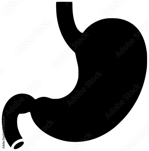 dish illustration stomach silhouette food logo meal icon plate outline dinner lunch meat woman pain pepper cuisine problem tasty shape heartburn vector graphic background