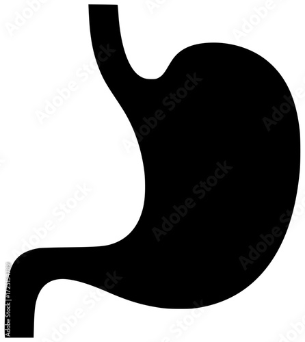 dish illustration stomach silhouette food logo meal icon plate outline dinner lunch meat woman pain pepper cuisine problem tasty shape heartburn vector graphic background