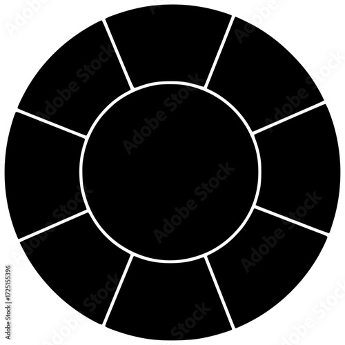 float illustration lifeguard silhouette ring logo buoy icon lifebuoy outline sea rescue safety circle life water round swim lifesaver shape for vector graphic background