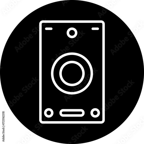 Speaker line icon style