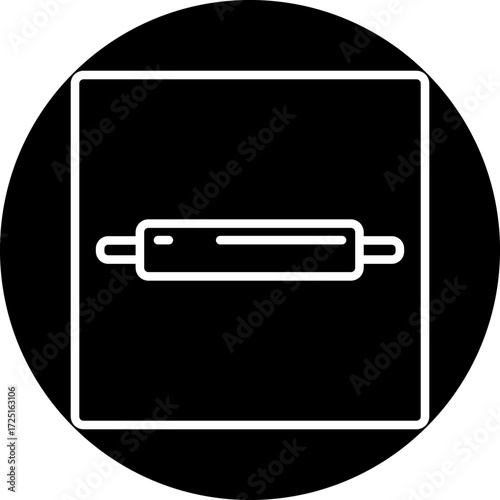 Rolling Pin line icon style