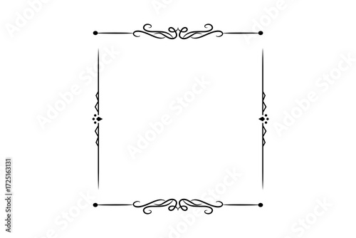 Minimalist Vertical Scroll Border Frame