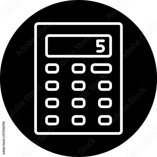 Bank line icon style