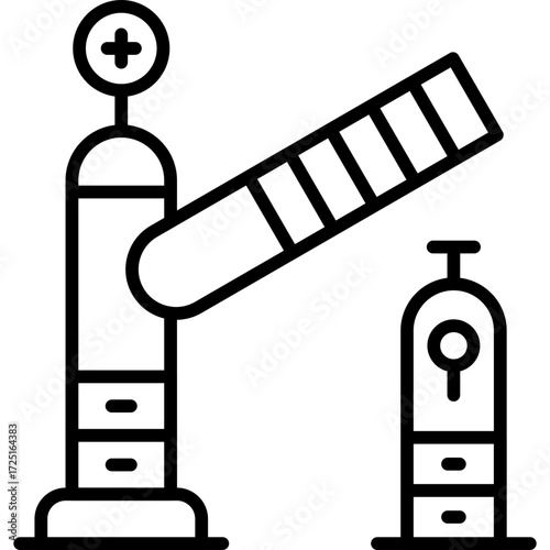 Barrier Icon Vector Element