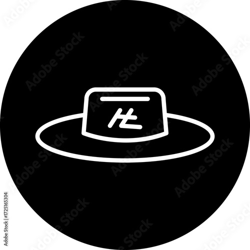 Hat Line Icon Style
