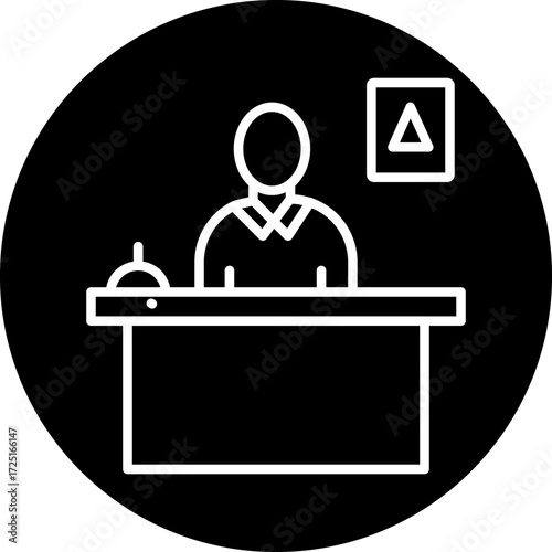 Check In Line Icon Style