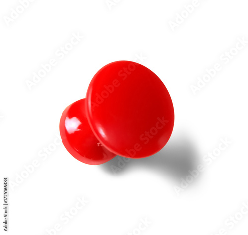 Quadro su tela Isolated red pushpin