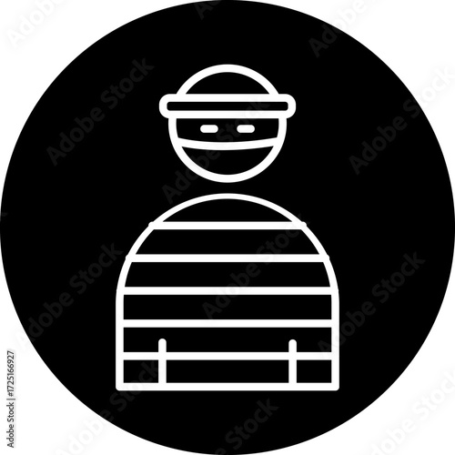 Thief Line Icon Style