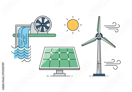 Green Technology Harnessing Sustainable Energy for a Brighter Future, Eco-Friendly Power