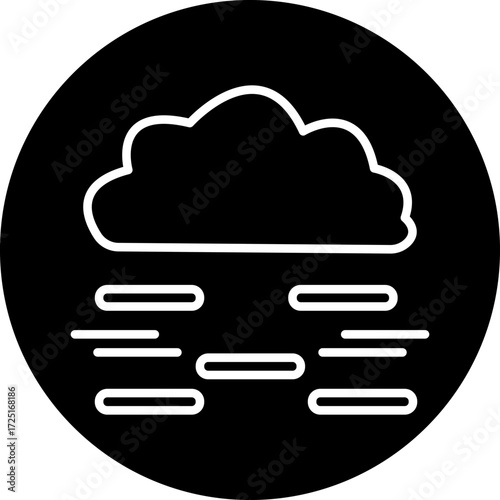 Mist Line Icon Style
