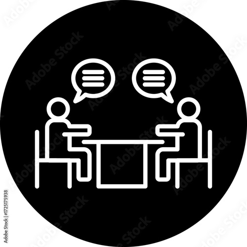 Consultation Line Icon Style