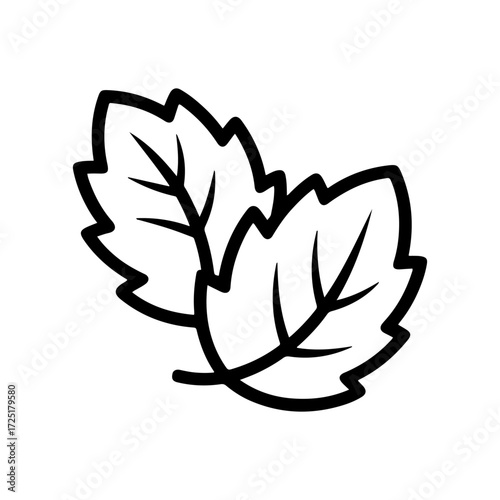 stevia leaf natural sweetener icon