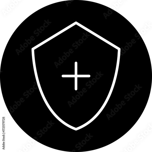Shield Line Icon Style