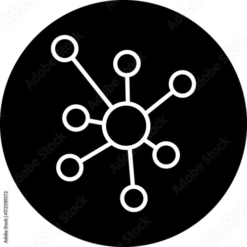 Network Line Icon Style