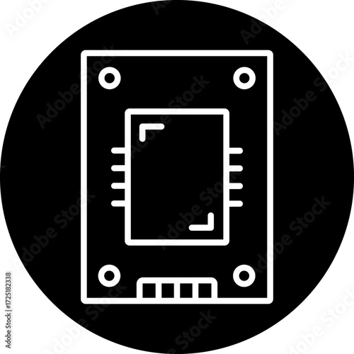 Ssd Line Icon Style