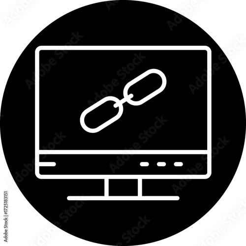 Backlink Line Icon Style