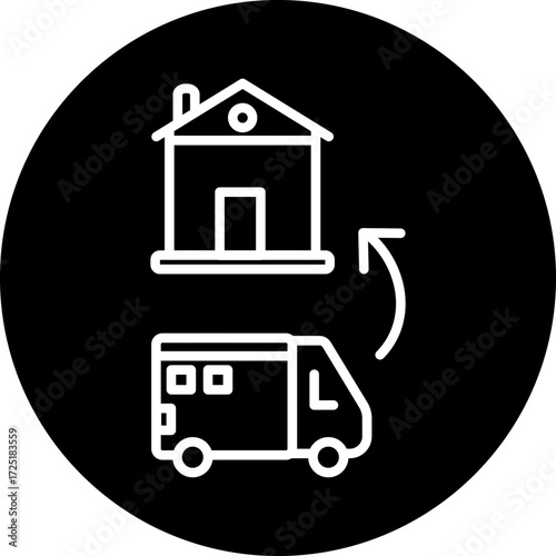  Distribution Line Icon Style