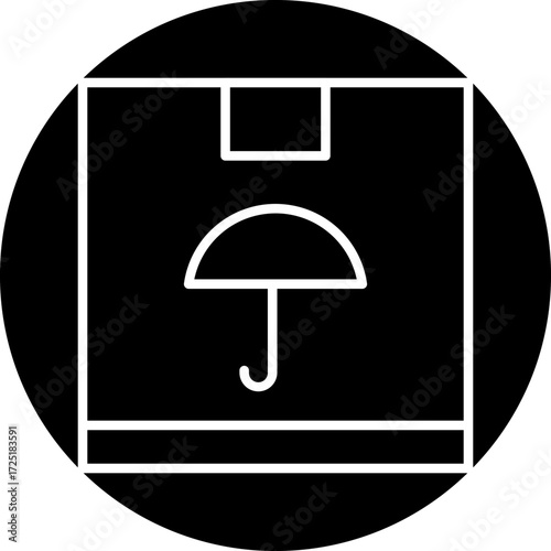 Keep Dry Line Icon Style