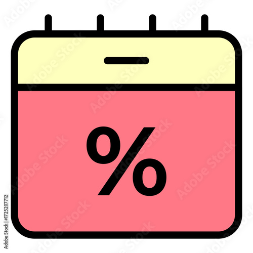 Black Friday vector icon stock illustration