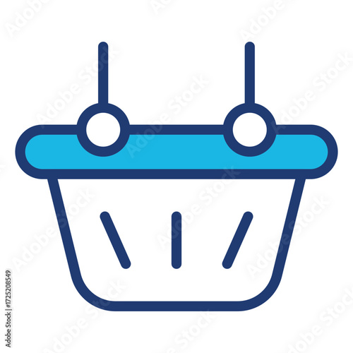 Basket vector icon stock illustration
