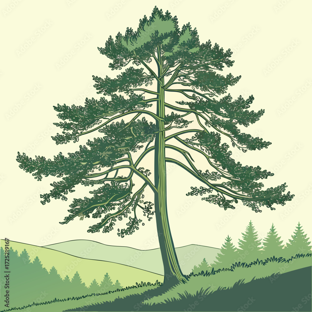 Obraz premium trees in the forest