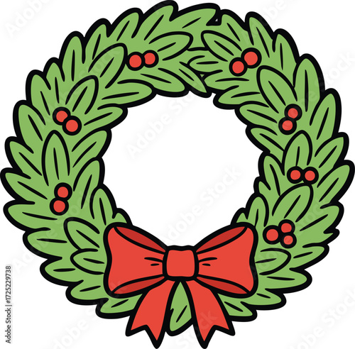 Laurel wreath icon. Emblem made of laurel branches. Laurel leaves symbol of high quality olive plants. Sign isolated on white background. Vector illustration
