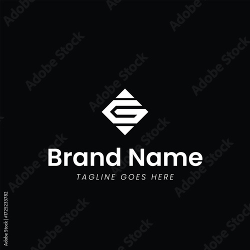 creative minimalist g icon letter logo
