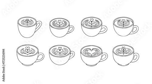 Vector art of coffee on