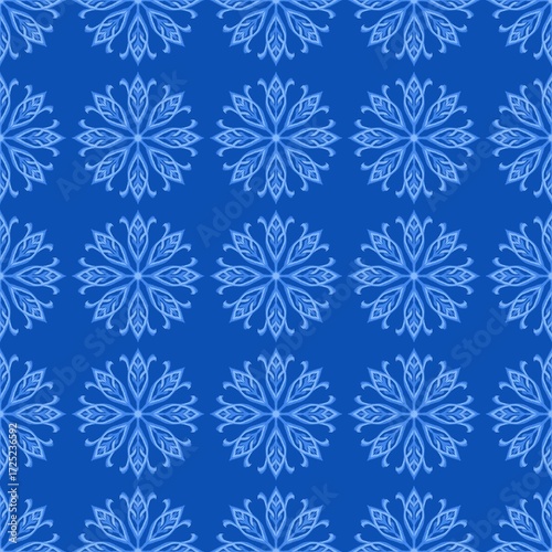Frosted Floral Symphony