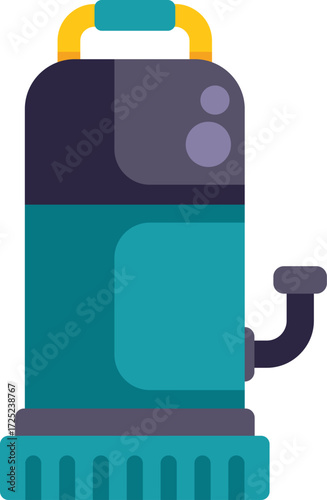 Water pump providing water supply for agricultural irrigation system, farming equipment for watering plants