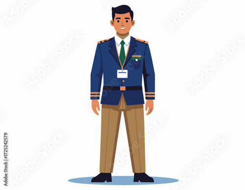 Businesswoman with Briefcases Isometric Illustration of a Confident Professional in Business Attire
