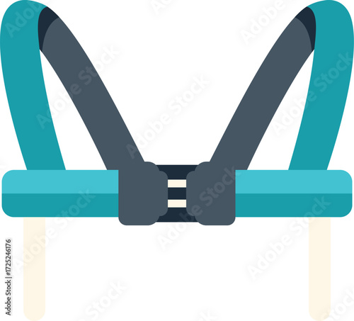 Baby jumper harness with adjustable straps and secure buckle closure, providing a safe and enjoyable bouncing experience for infants