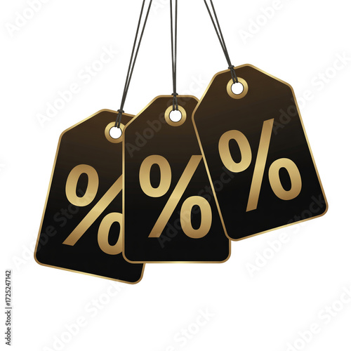 Exciting discount tags for seasonal sales and promotional campaigns