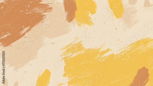 Rough brush texture background in warm hues