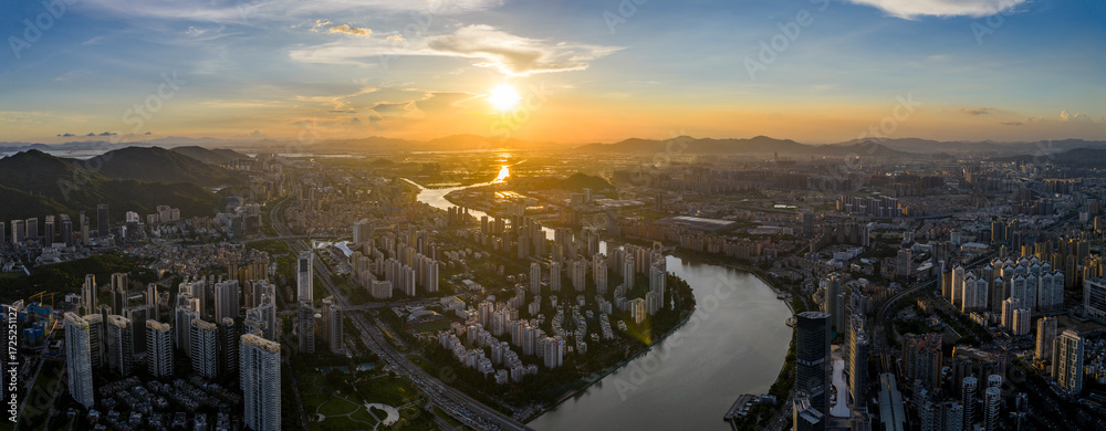 Obraz premium Qianshan Waterway Zhuhai City