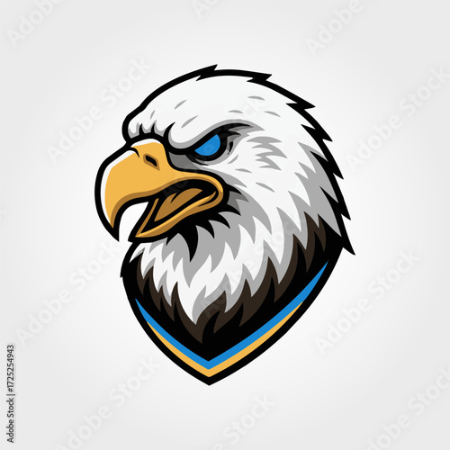 american bald eagle head mascot