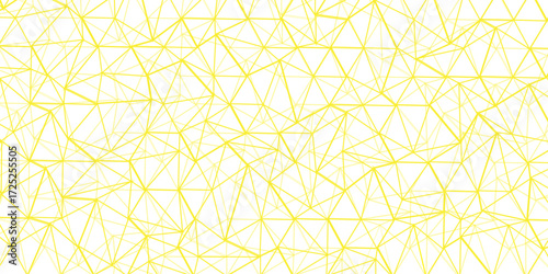 Abstract of simple golden line triangle pattern geometric background. Seamless geometric polygonal repeatable pattern swatch background, Trendy design vector background for web backdrop orpaper print.