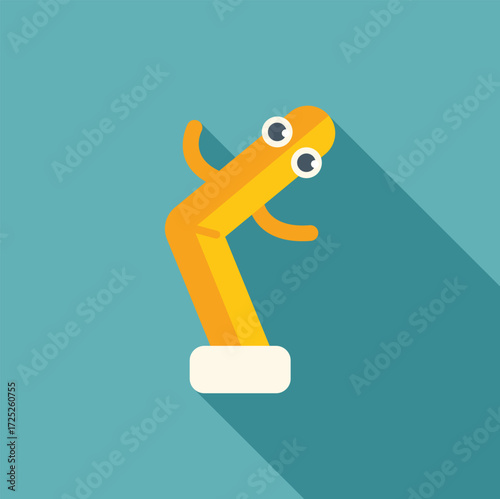 Wacky waving inflatable arm flailing tube man advertising and dancing in the wind