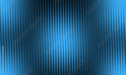 Abstract blue vertical ribbed texture background
