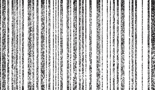 Grunge barcode vector illustration. Damaged faded product code. Y2K graphic design element. Unreadable identity sign for packaging.