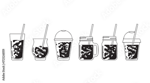 Vector art of green smoothie