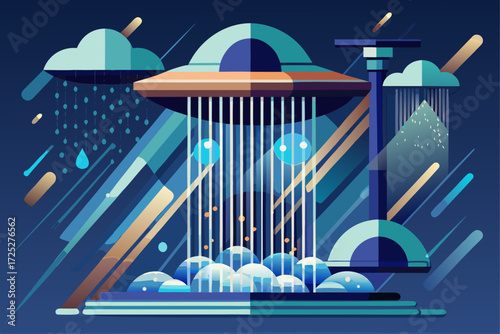 A rain shower with a luxurious design and water distribution in the form of rain drops will give you a unique experience of relaxation and refreshment.
 Real spa feeling at home
 Modern and stylish de