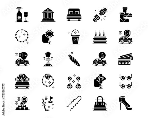 Luxury Line Vector Icons