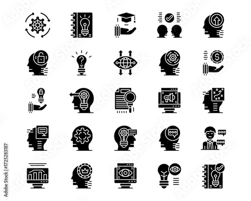 Thought Leadership Line Vector Icons