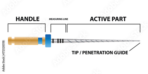 Medical Needle With Handle And Active Part — Precision Tip Guide For Injection And Safety